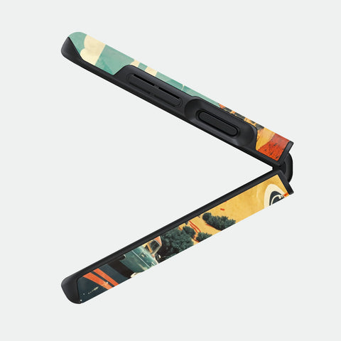 Vintage Journey Route - Samsung Galaxy Z Flip 4 Case