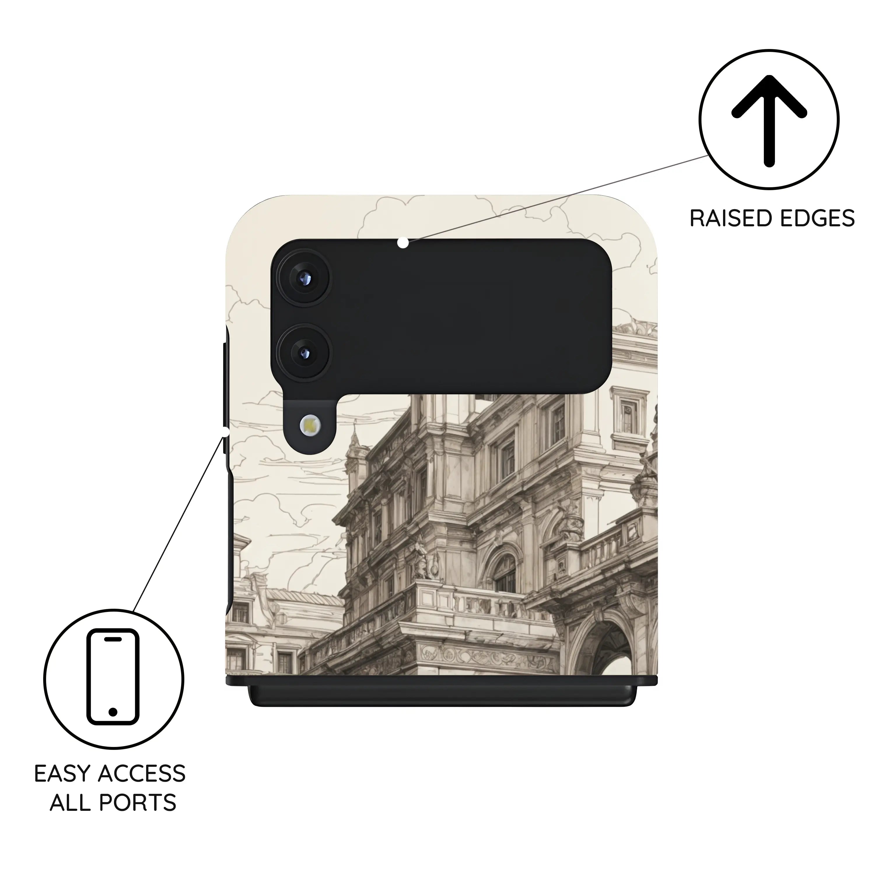 Vintage Urban Fantasy - Samsung Galaxy Z Flip 4 Case