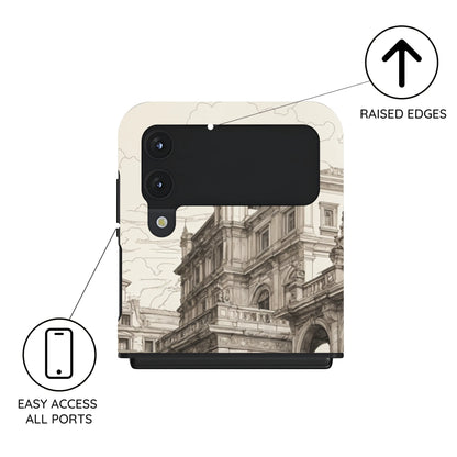 Vintage Urban Fantasy - Samsung Galaxy Z Flip 4 Case