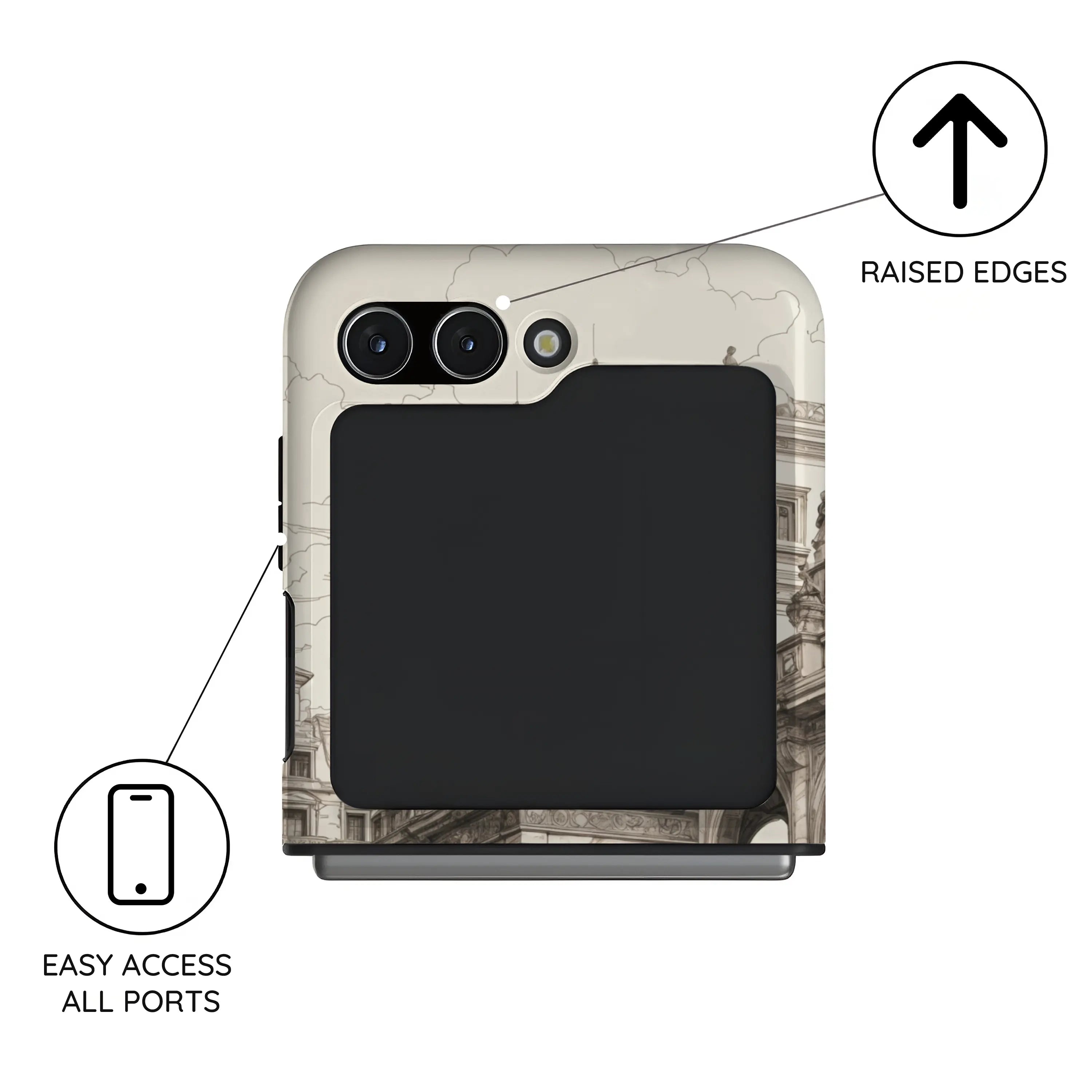 Vintage Urban Fantasy - Samsung Galaxy Z Flip 5 Case