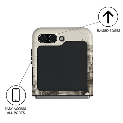 Vintage Urban Fantasy - Samsung Galaxy Z Flip 5 Case