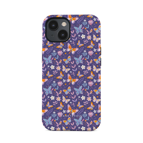 Violet Flutter - iPhone 14 Plus Case