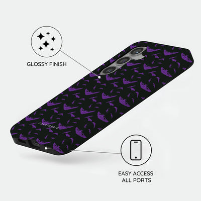 Violet Swarm - Samsung Galaxy S24 Case