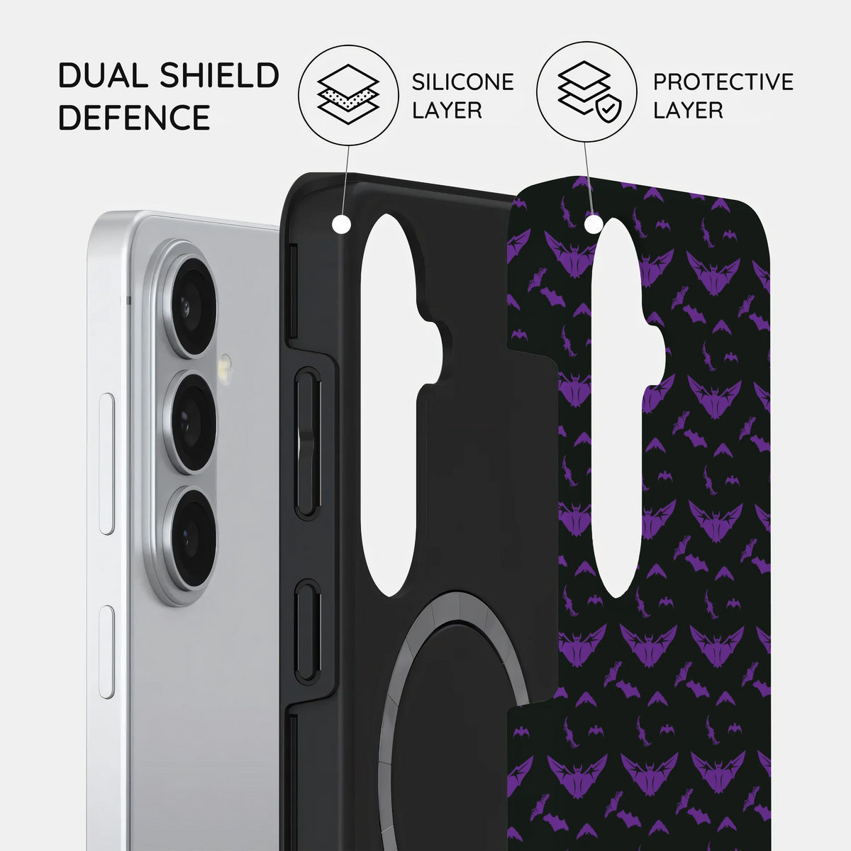 Violet Swarm - Samsung Galaxy S26 Case