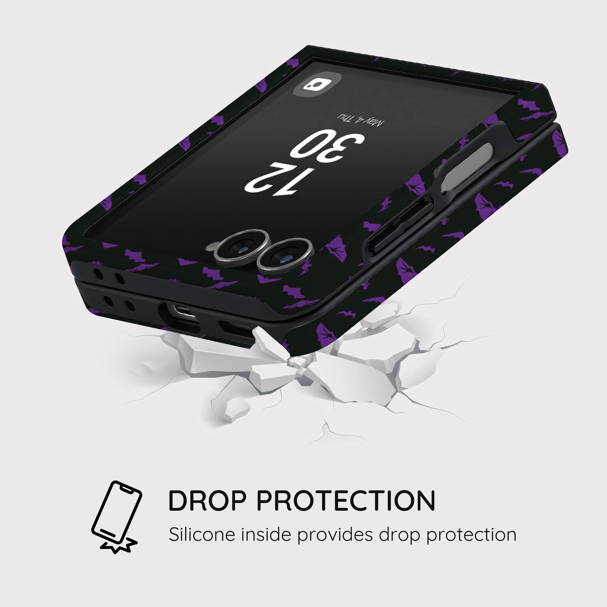 Violet Swarm - Samsung Galaxy Z Flip 8 Case