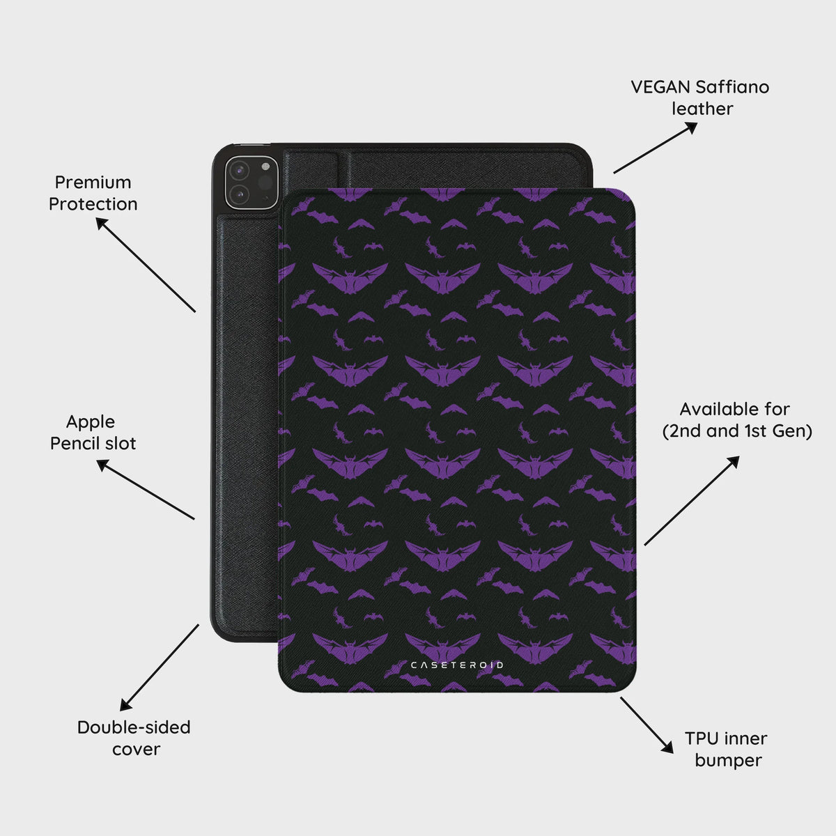 Violet Swarm - iPad Pro 11 (2nd/1st Gen) Case