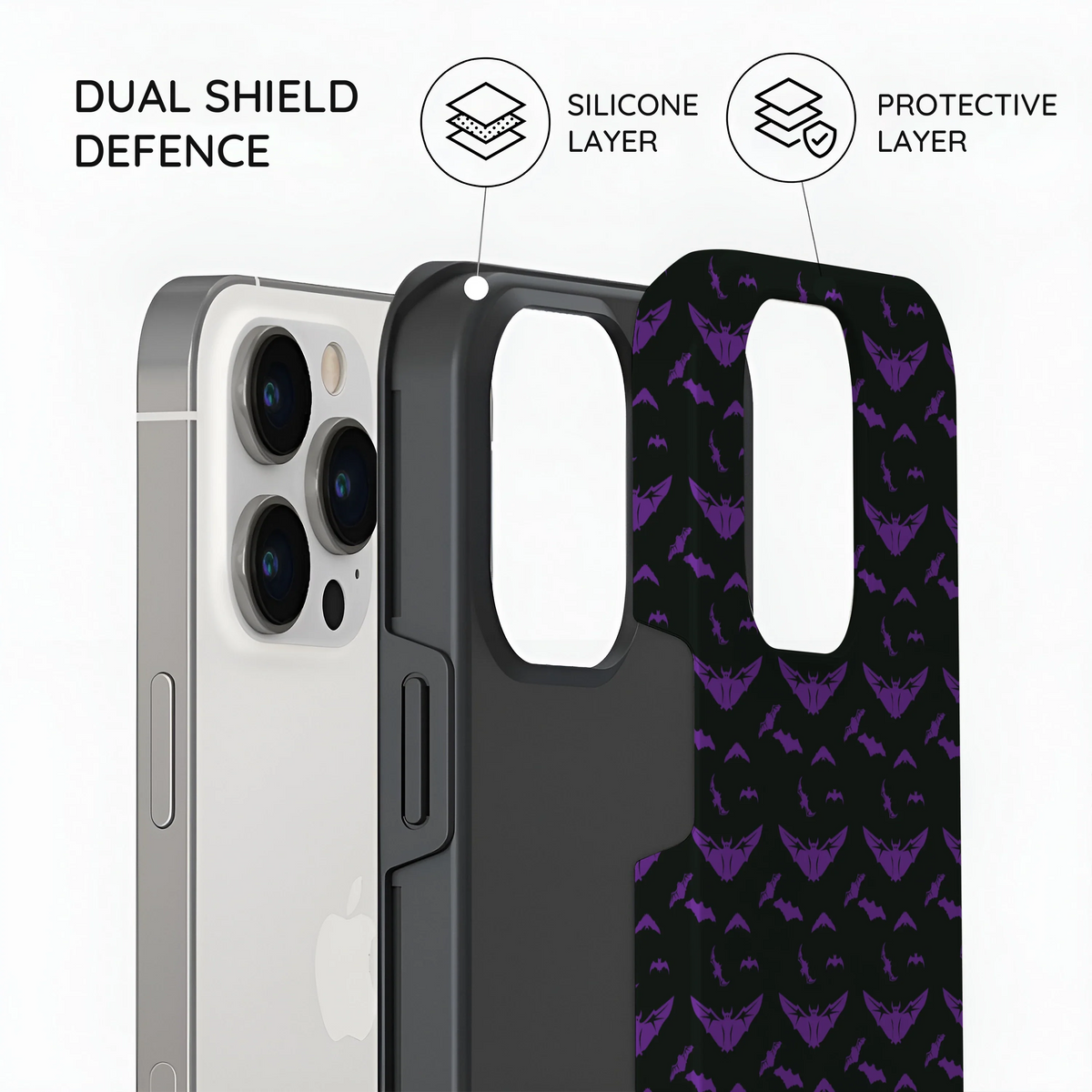 Violet Swarm - iPhone 13 Pro Max Case