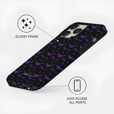 Violet Swarm - iPhone 14 Pro Case