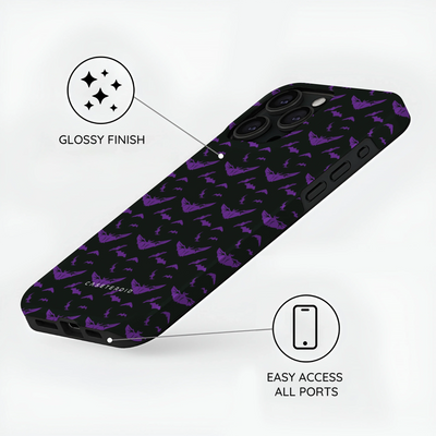 Violet Swarm - iPhone 15 Pro Case