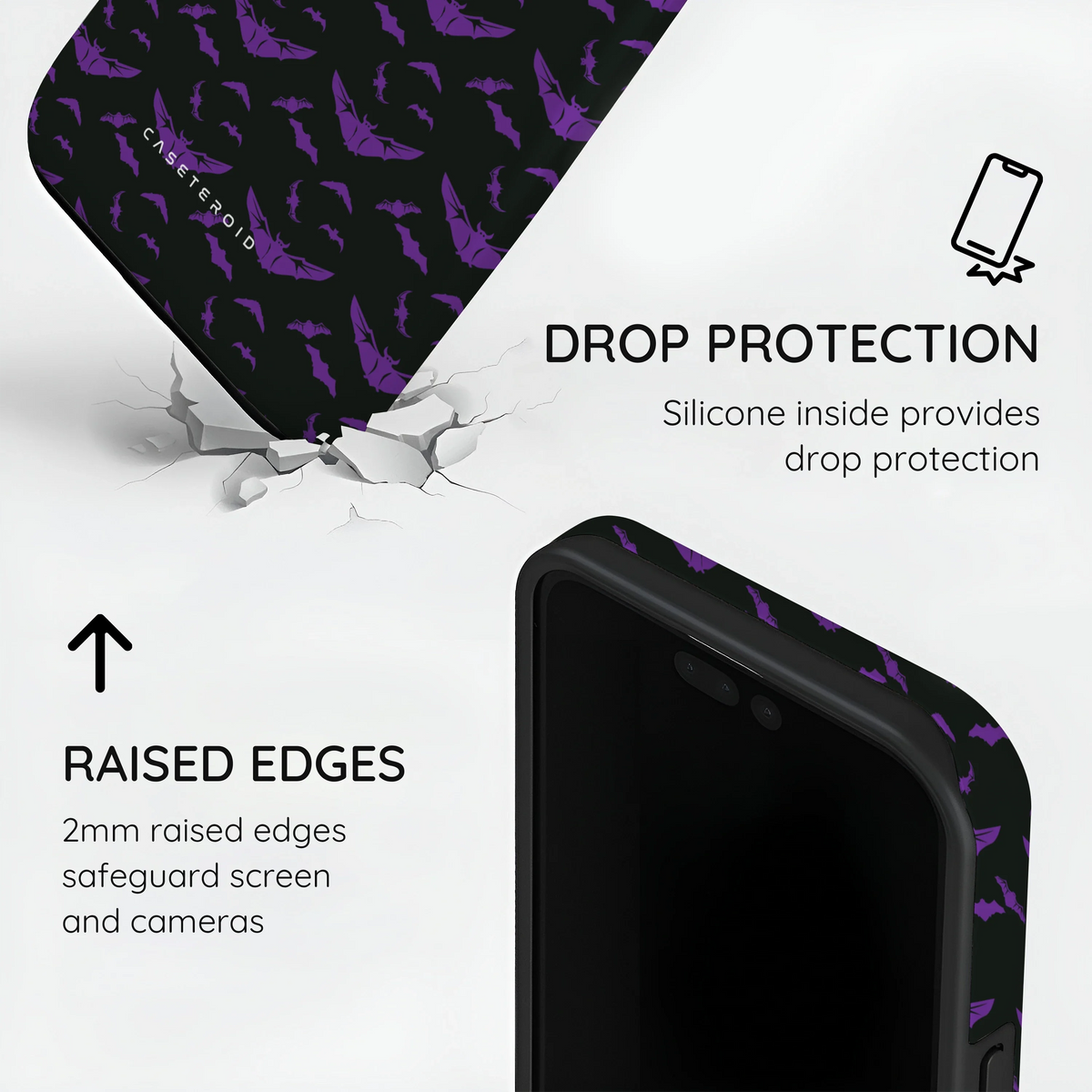 Violet Swarm - iPhone 15 Pro Case