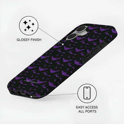Violet Swarm - iPhone 16 Case
