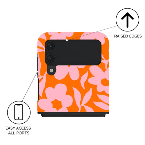 Vivid Florals - Samsung Galaxy Z Flip 4 Case