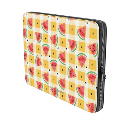 Watermelon Picnic Laptop Sleeve_White_Black_15_Laptop Sleeve 1.psd_1.webp
