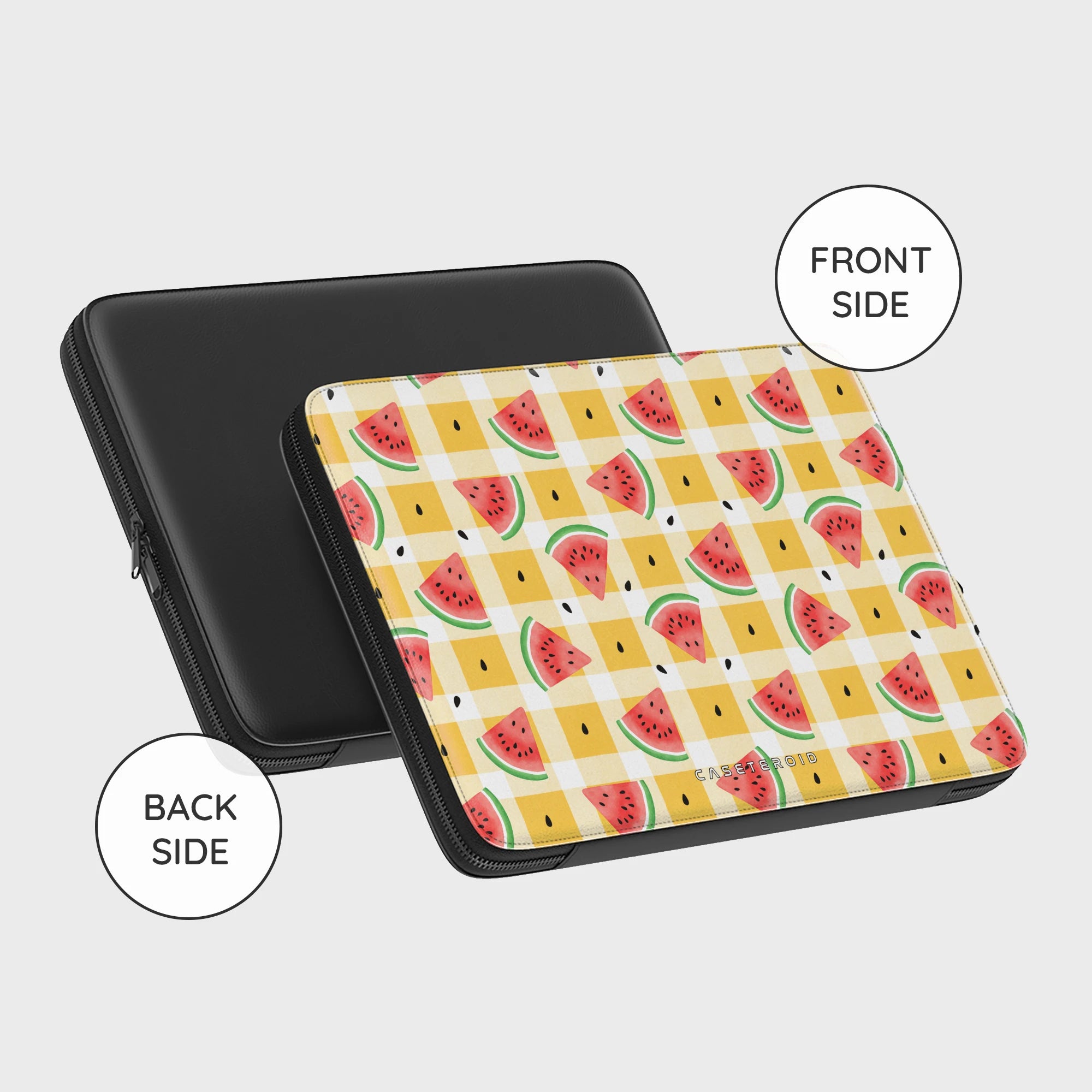 Watermelon Picnic Laptop Sleeve_White_Black_15_Laptop Sleeve 2.psd_2.webp