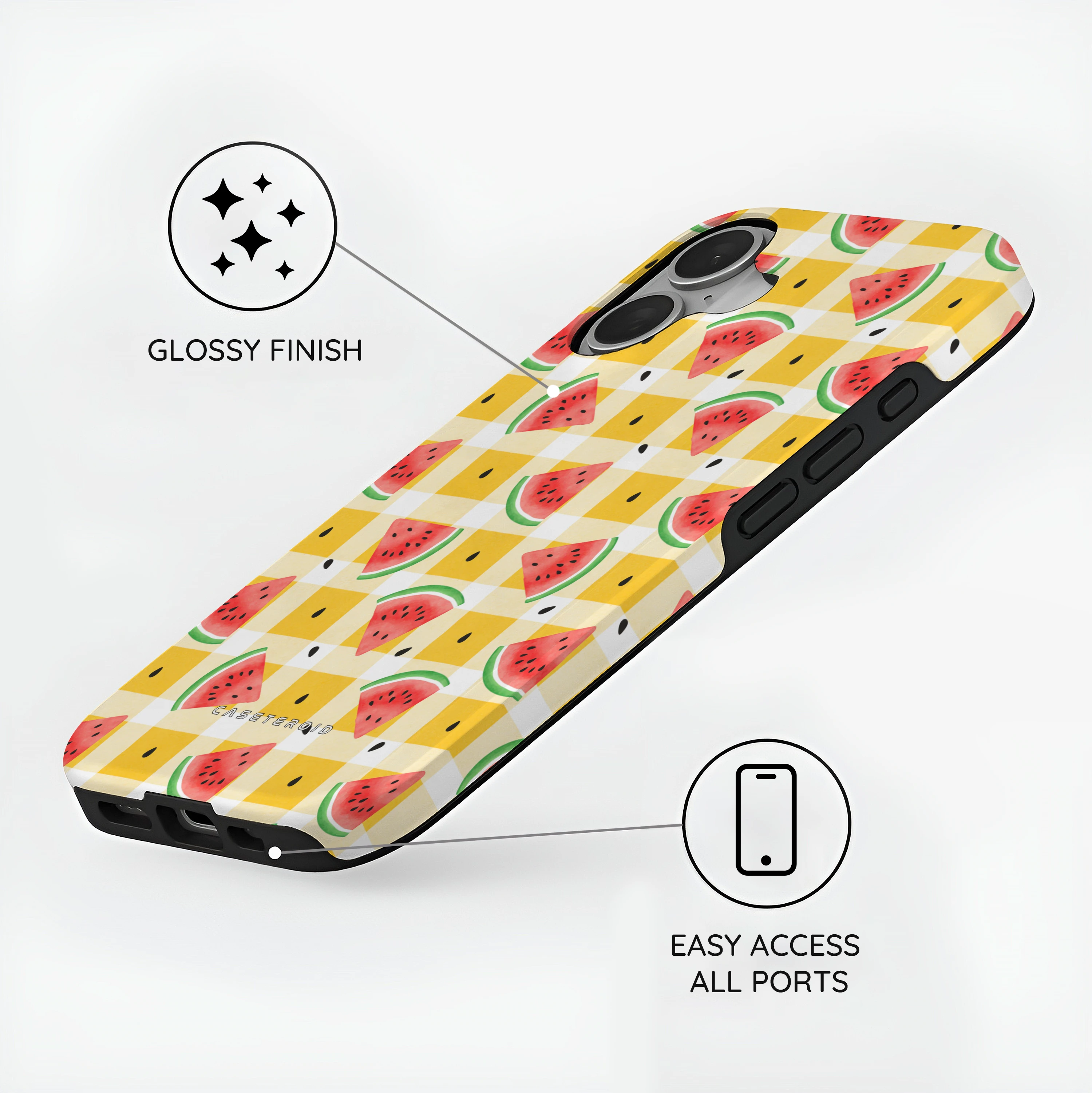 Watermelon Picnic - iPhone 16 Plus Case
