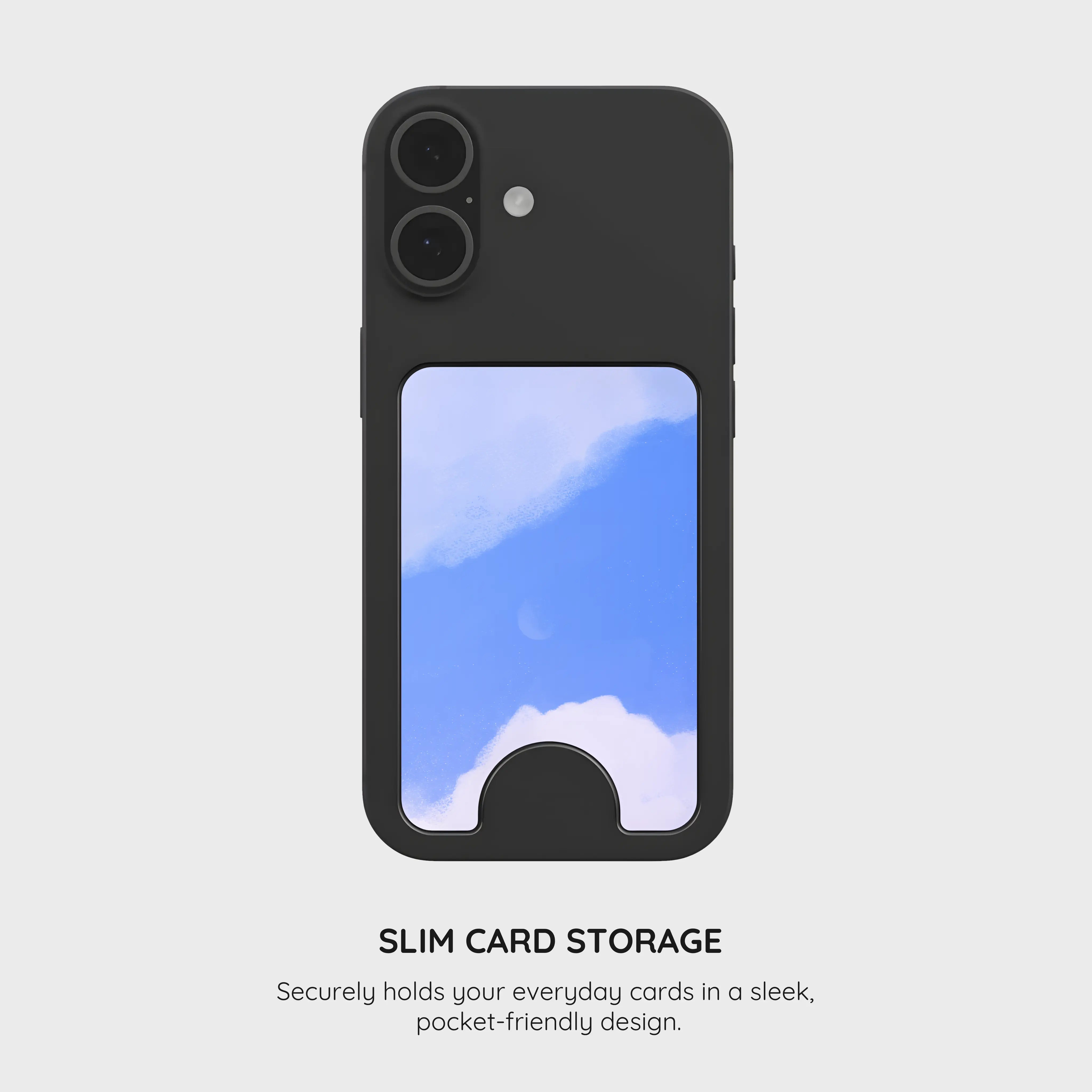 Whimsy Sky Cartoon - Magnetic Wallet & Stand