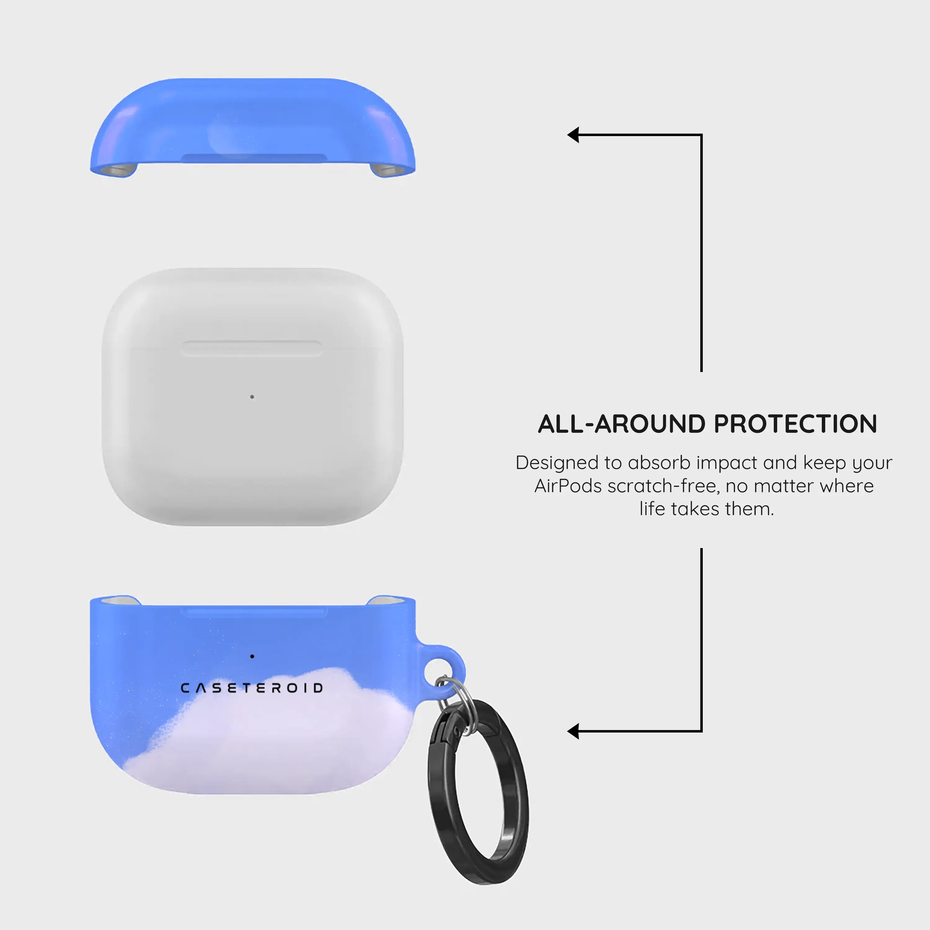 Whimsy Sky Cartoon - AirPods 3 Case