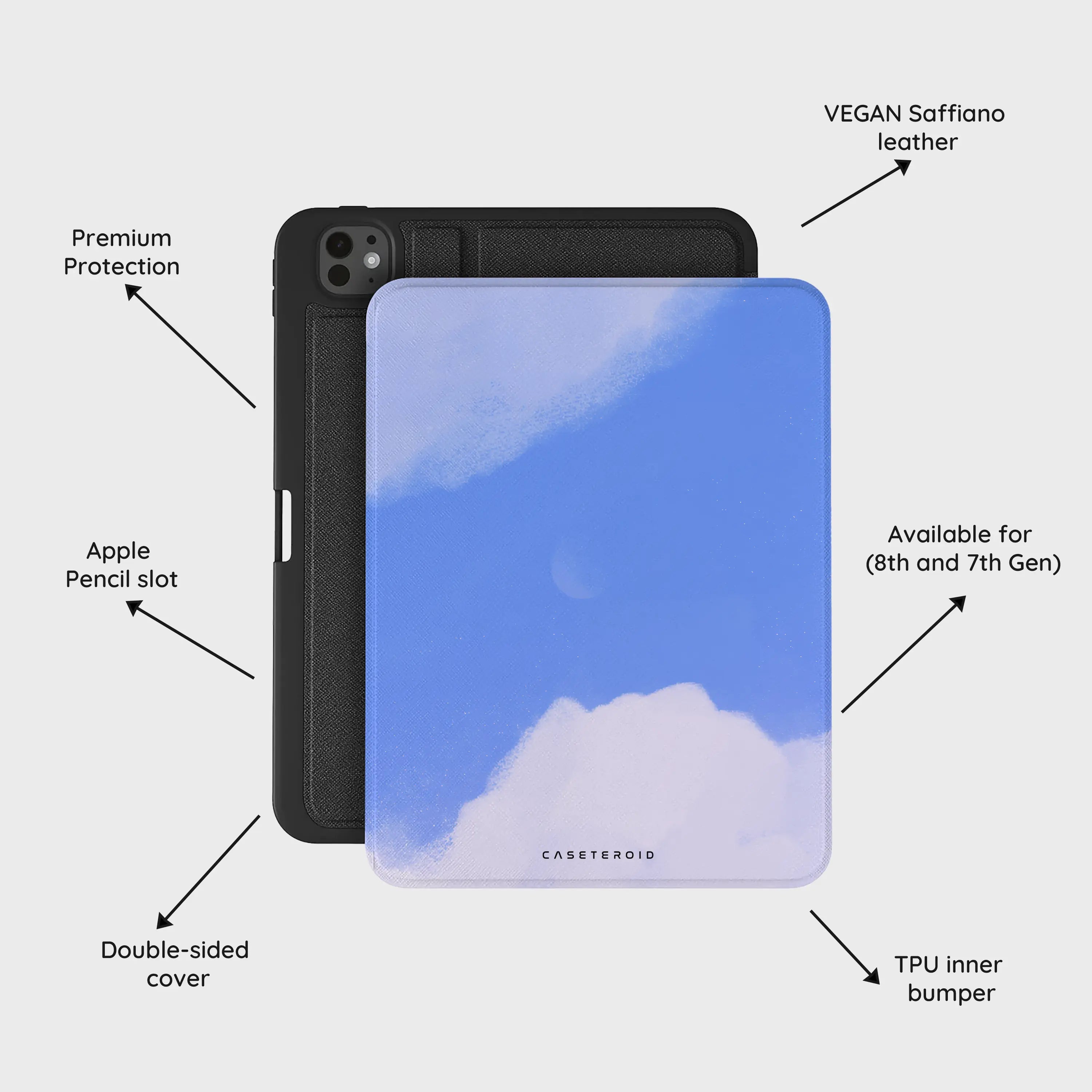 Whimsy Sky Cartoon - iPad Pro 11 (8th/7th Gen) Case