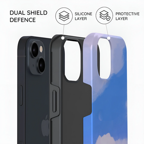 Whimsy Sky Cartoon - iPhone 14 Plus Case