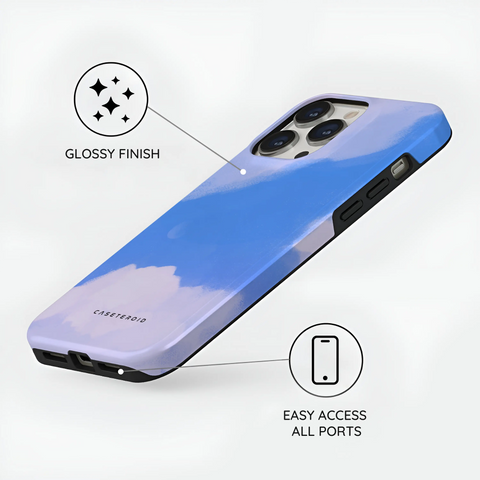 Whimsy Sky Cartoon - iPhone 14 Pro Case