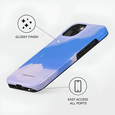 Whimsy Sky Cartoon - iPhone 14 Plus Case
