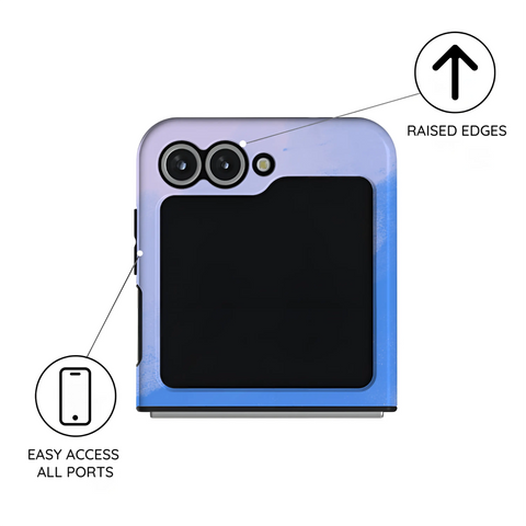 Whimsy Sky Cartoon - Samsung Galaxy Z Flip 6 Case