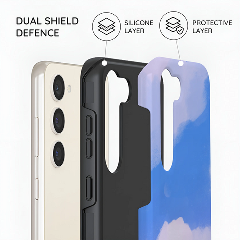 Whimsy Sky Cartoon - Samsung Galaxy S23 Plus Case