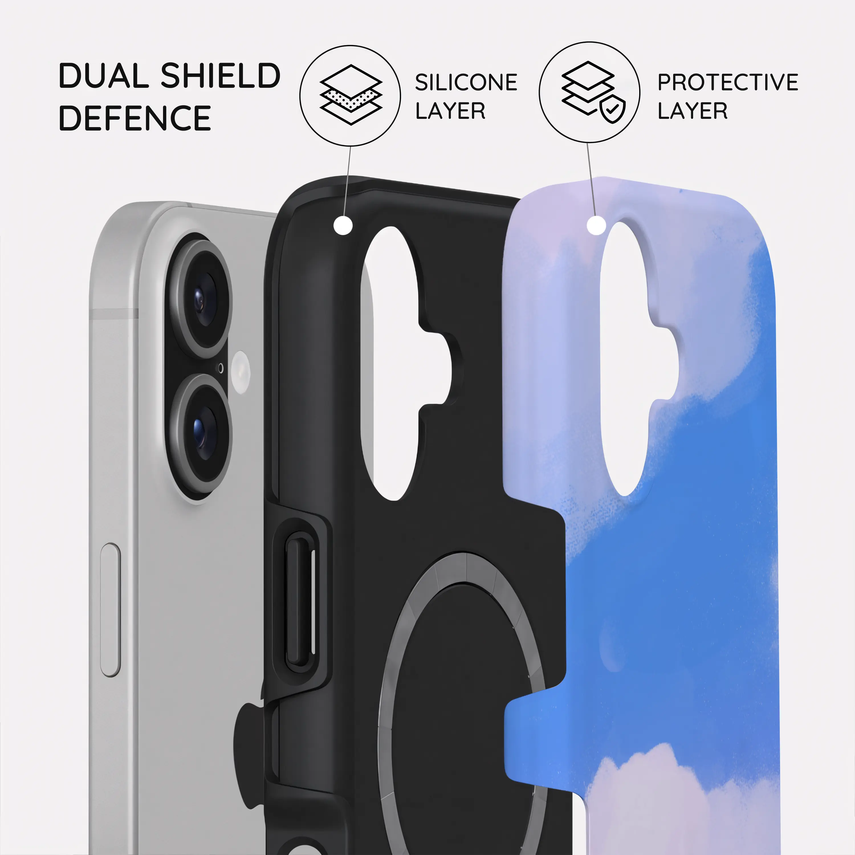 Whimsy Sky Cartoon - iPhone 17 Case