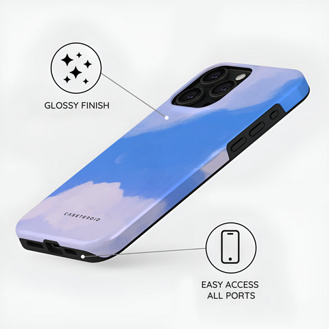 Whimsy Sky Cartoon - iPhone 15 Pro Case