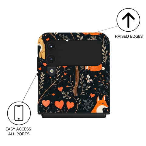 Wild at Heart - Samsung Galaxy Z Flip 4 Case