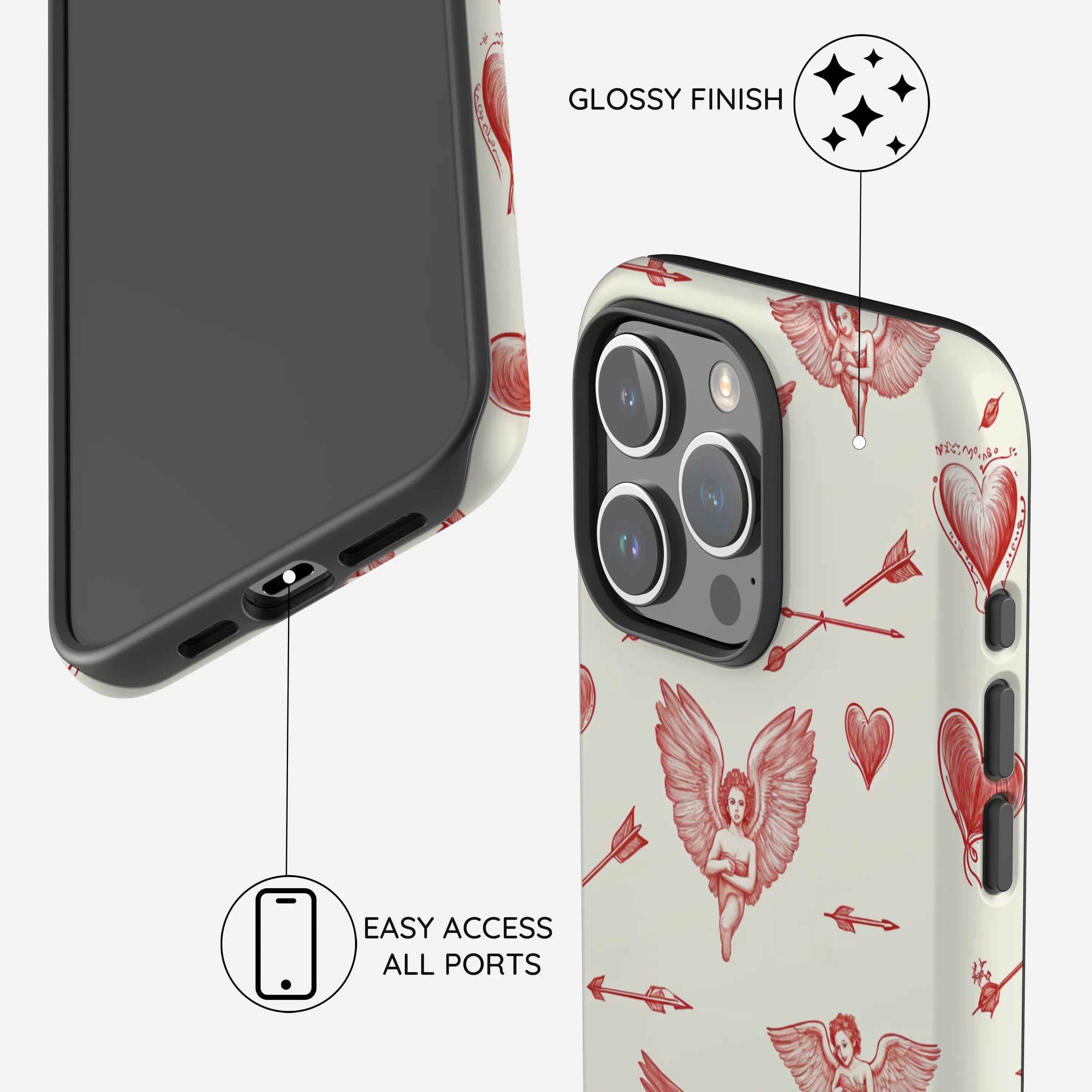 Wings of Love - iPhone 15 Pro Case