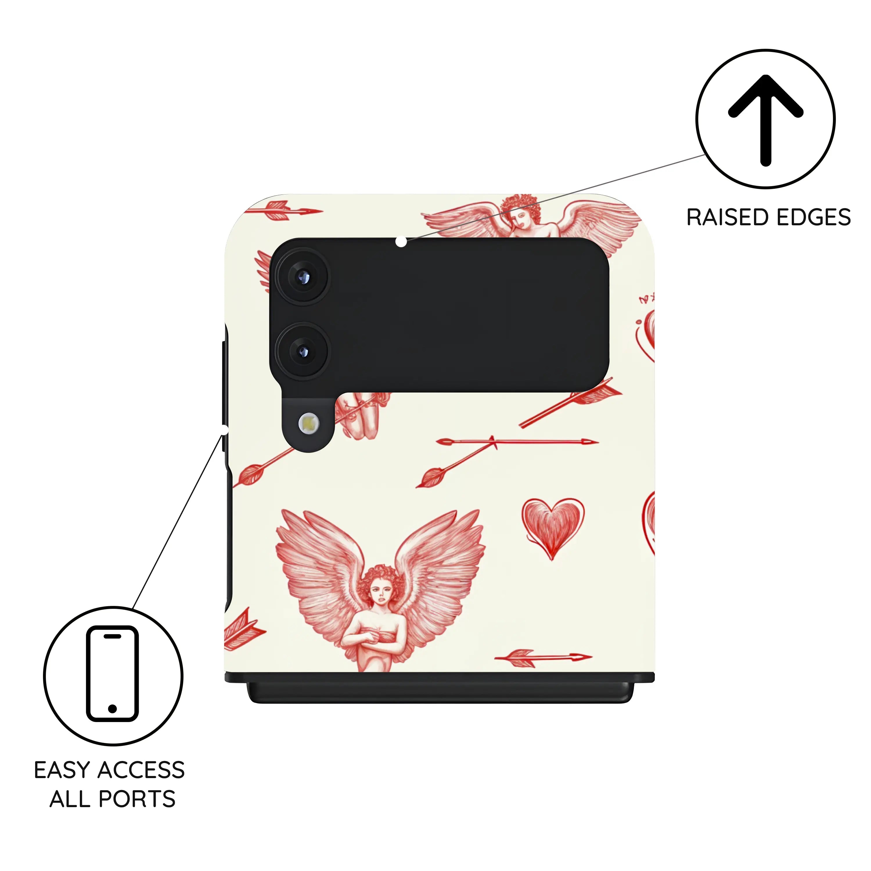 Wings of Love - Samsung Galaxy Z Flip 4 Case