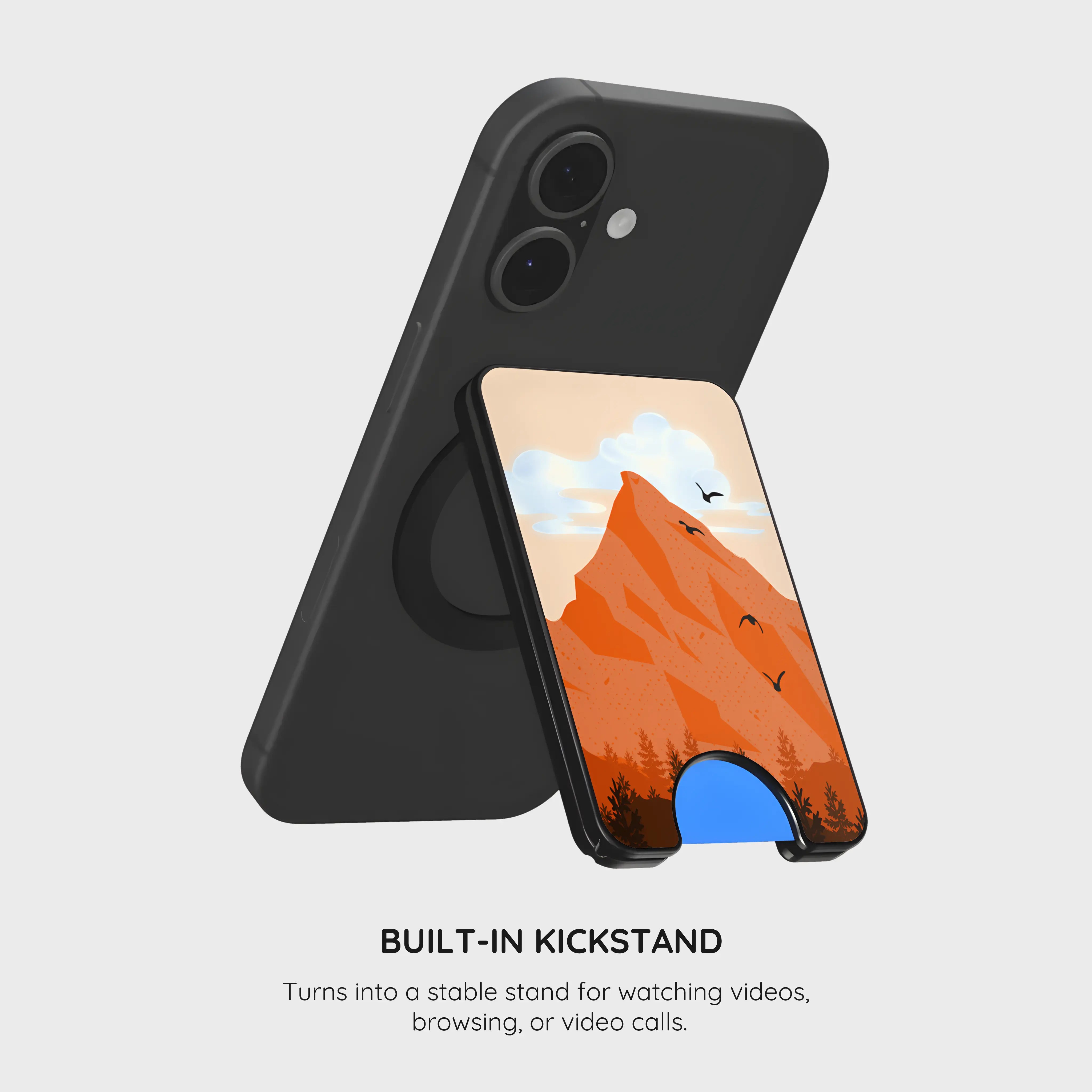 Woodland Peaks - Magnetic Wallet & Stand