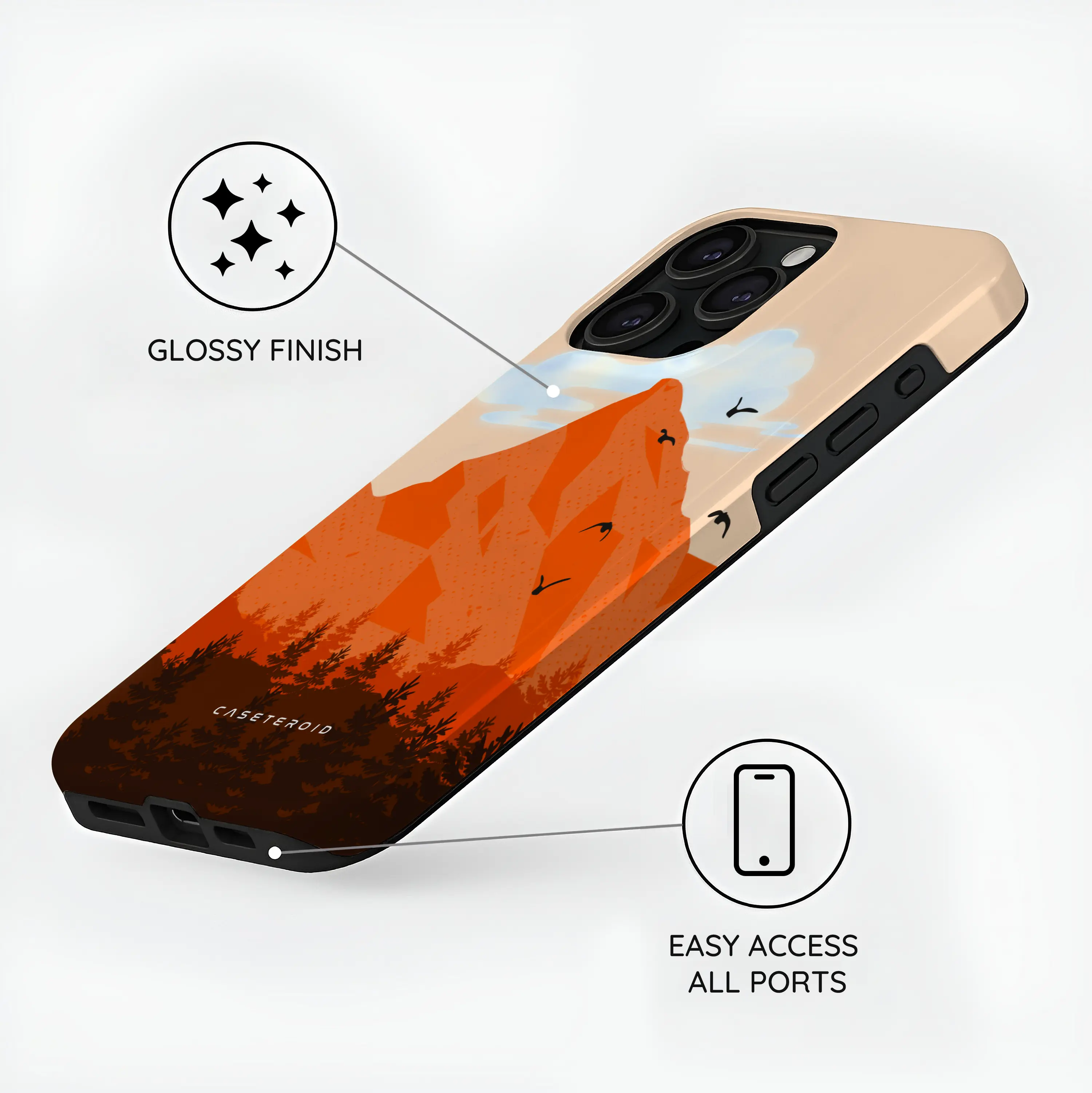 Woodland Peaks - iPhone 15 Pro Max Case