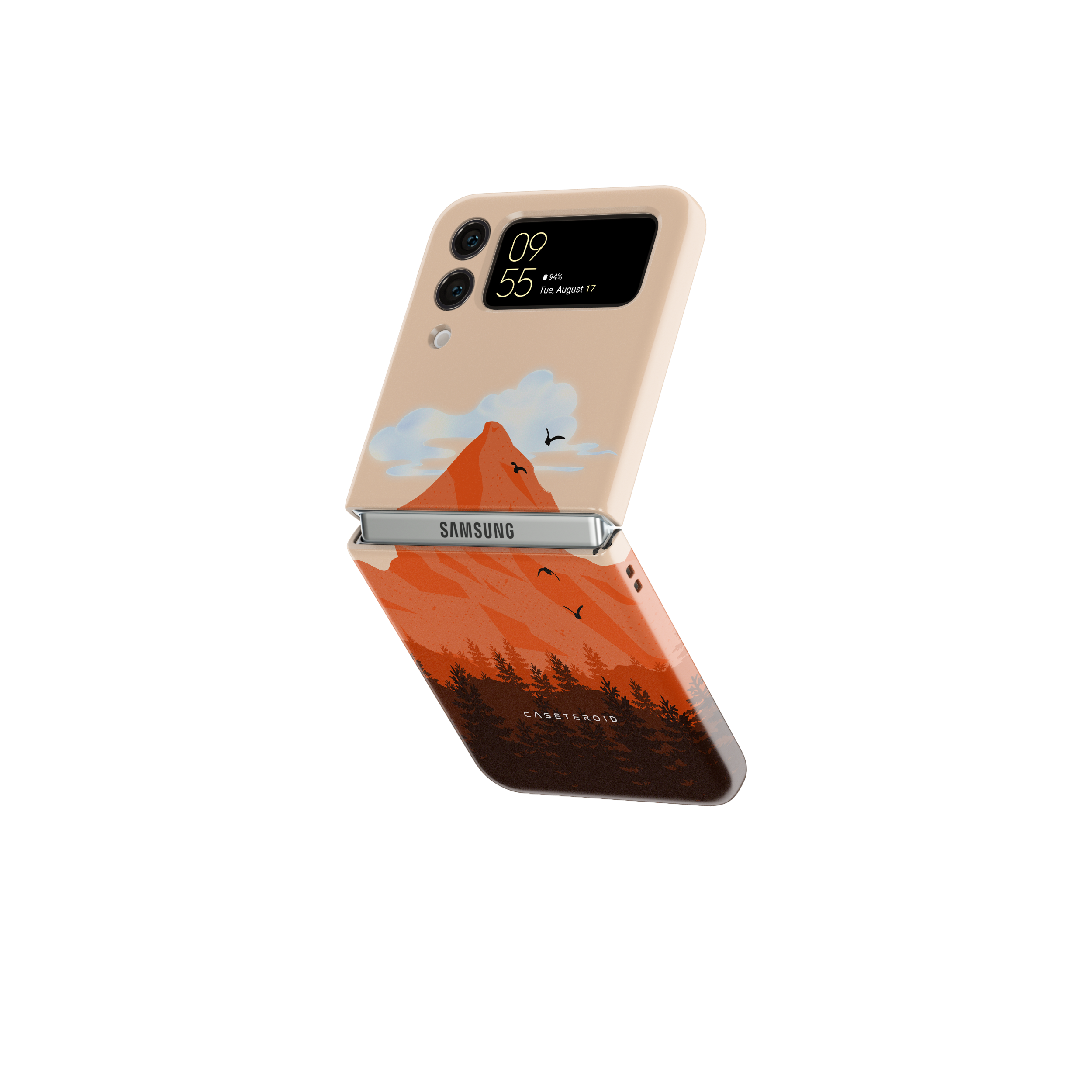 Samsung Galaxy Z Flip 5 Tough Case - Woodland Peaks - CASETEROID