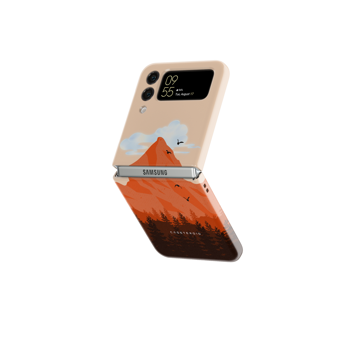 Samsung Galaxy Z Flip 4 Tough Case - Woodland Peaks - CASETEROID