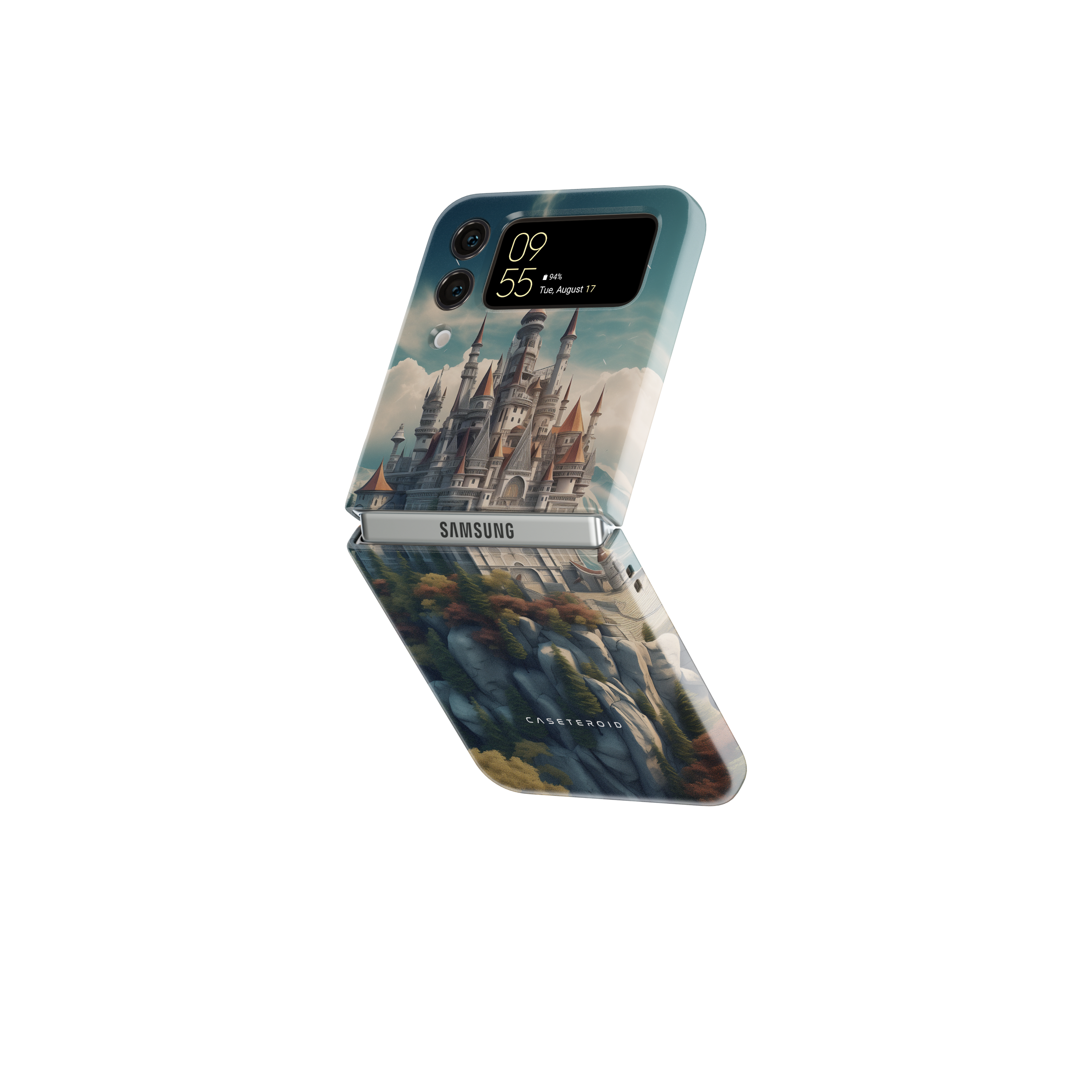 Samsung Galaxy  Z Flip 4 Tough Case - Mountain Citadel - CASETEROID