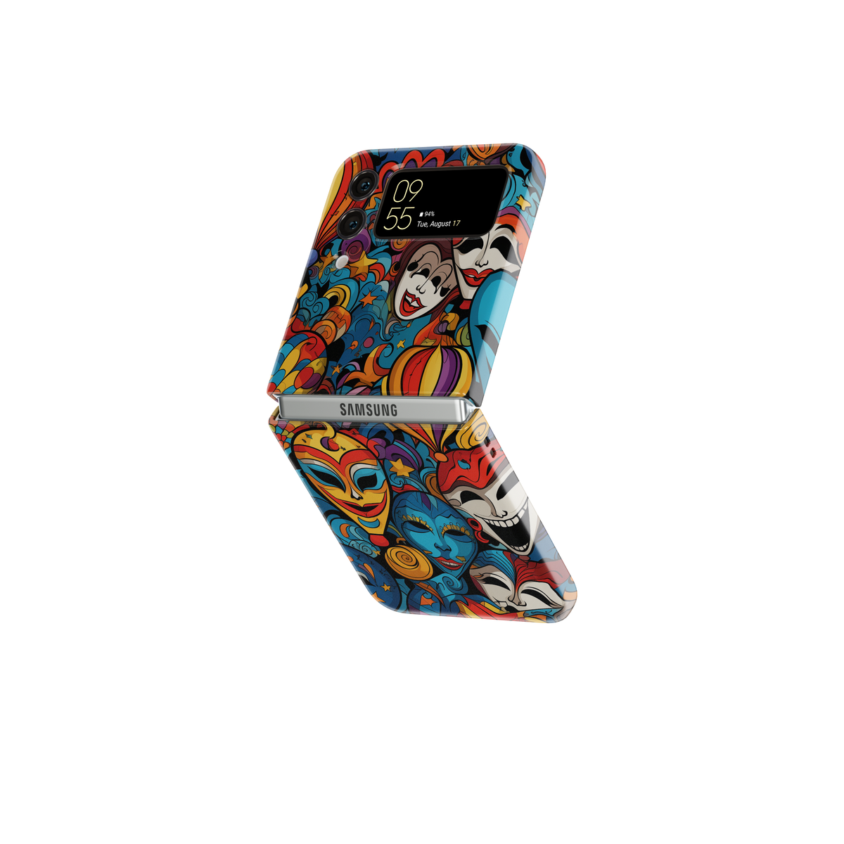 Samsung Galaxy  Z Flip 3 Tough Case - Prismatic Echo - CASETEROID