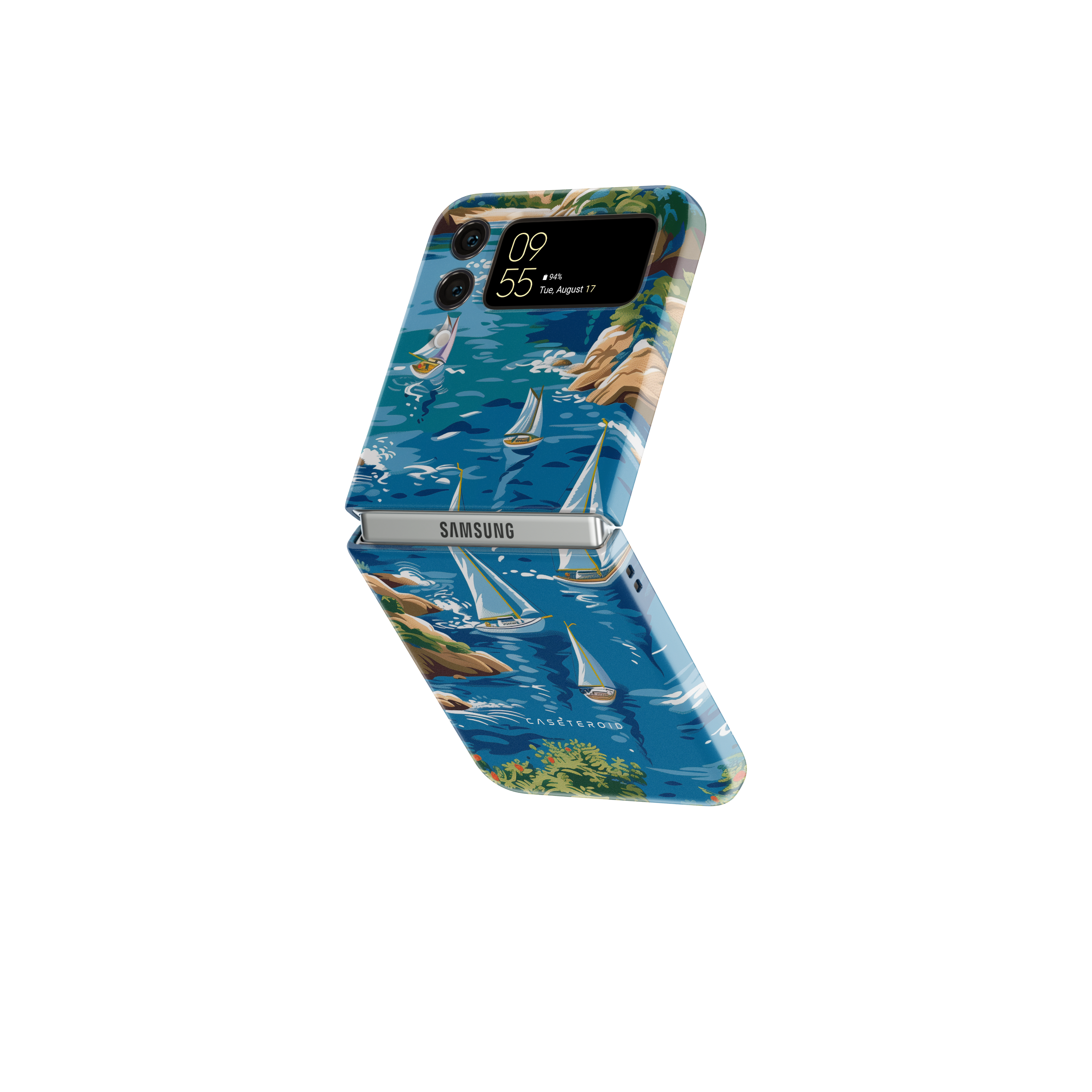 Samsung Galaxy Z Flip 4 Tough Case - Seaside Voyager - CASETEROID