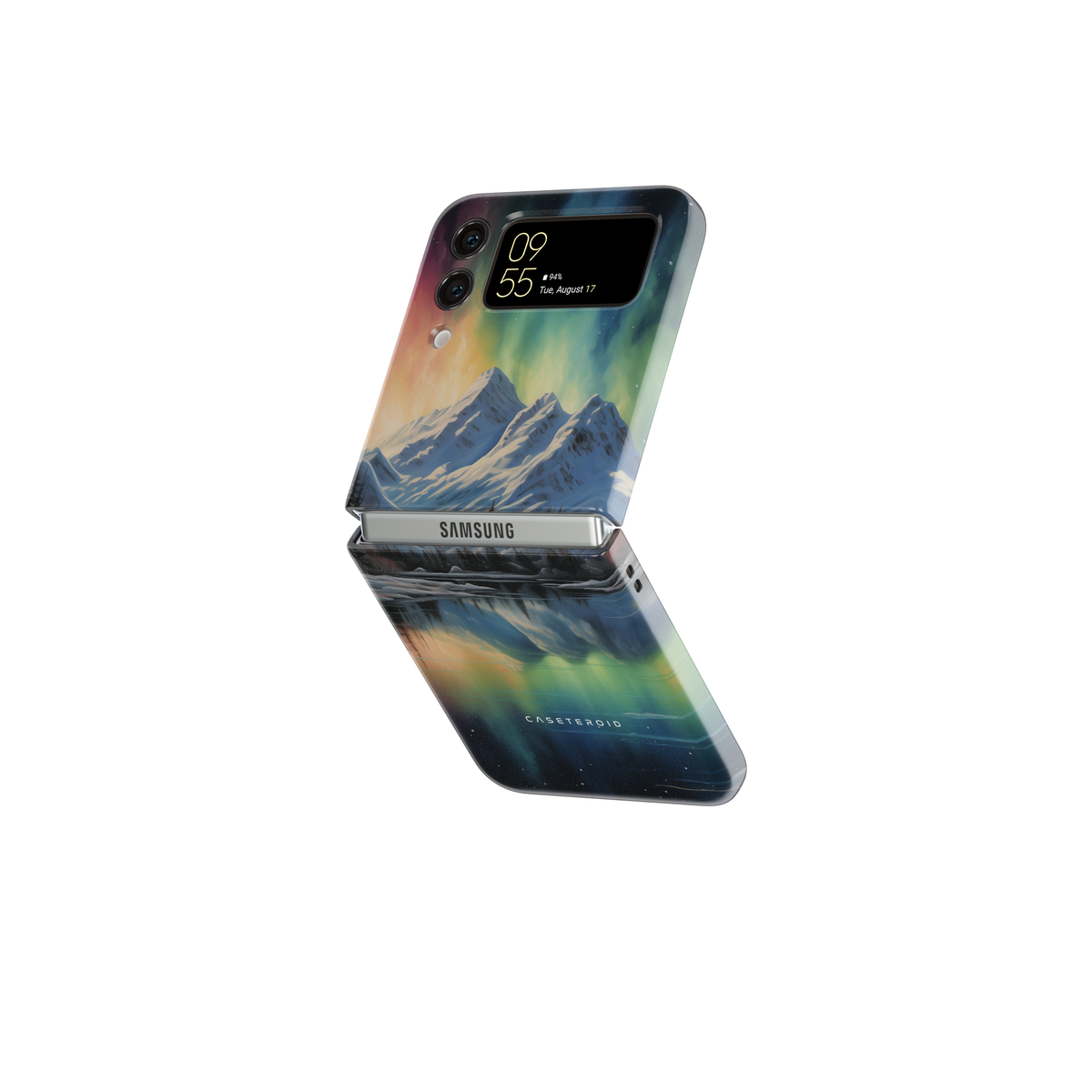 Samsung Galaxy  Z Flip 4 Tough Case - Aurora Wilderness Vista - CASETEROID