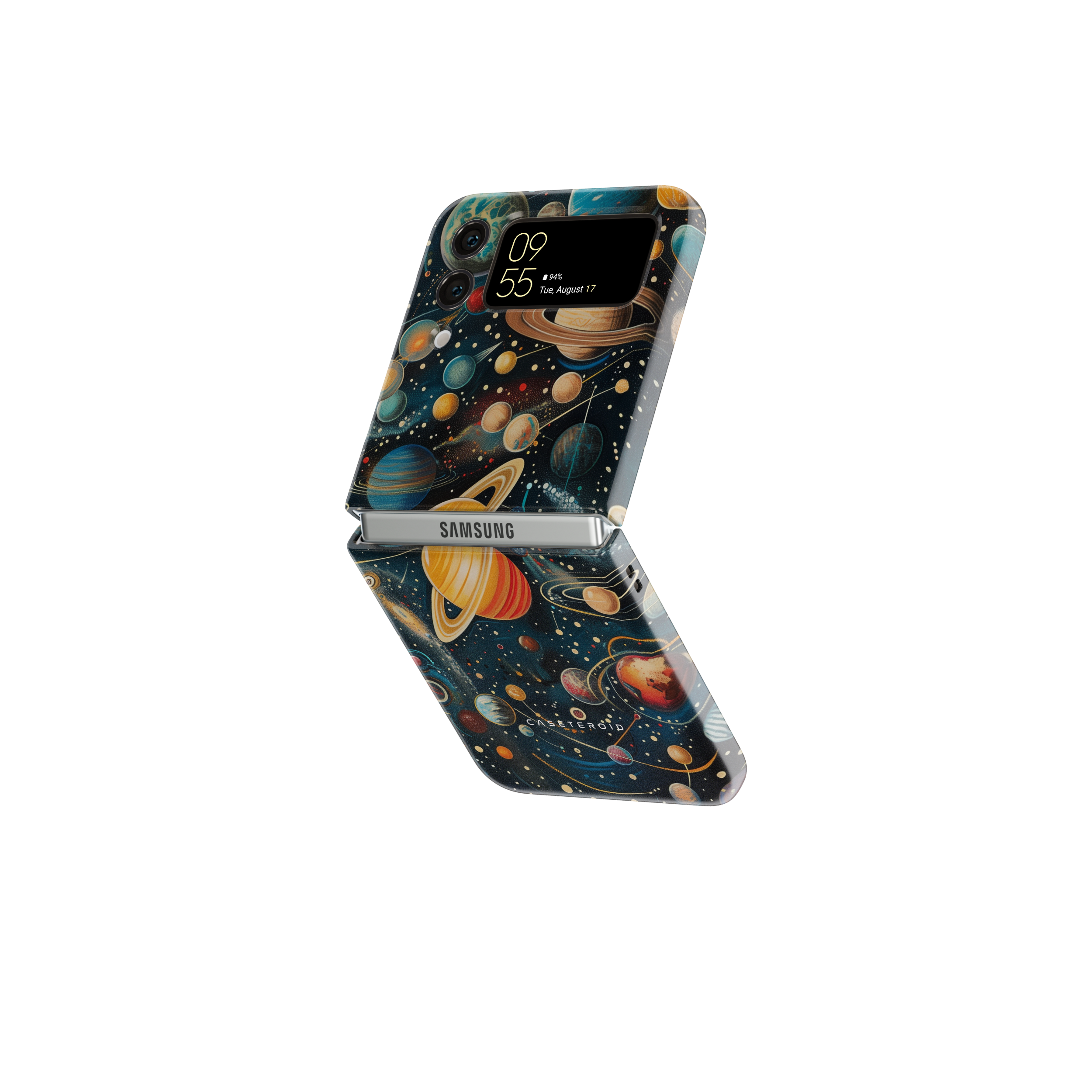 Samsung Galaxy Z Flip 3 Tough Case - Celestial Cavalcade Cosmos - CASETEROID