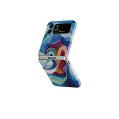 Samsung Galaxy Z Flip 5 Tough Case - Ethereal Motion Canvas - CASETEROID