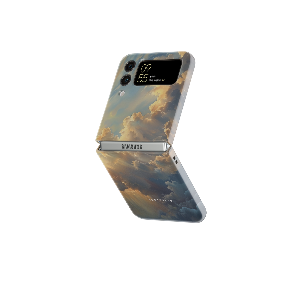 Samsung Galaxy Z Flip 5 Tough Case - Ethereal Sunburst Sonata - CASETEROID