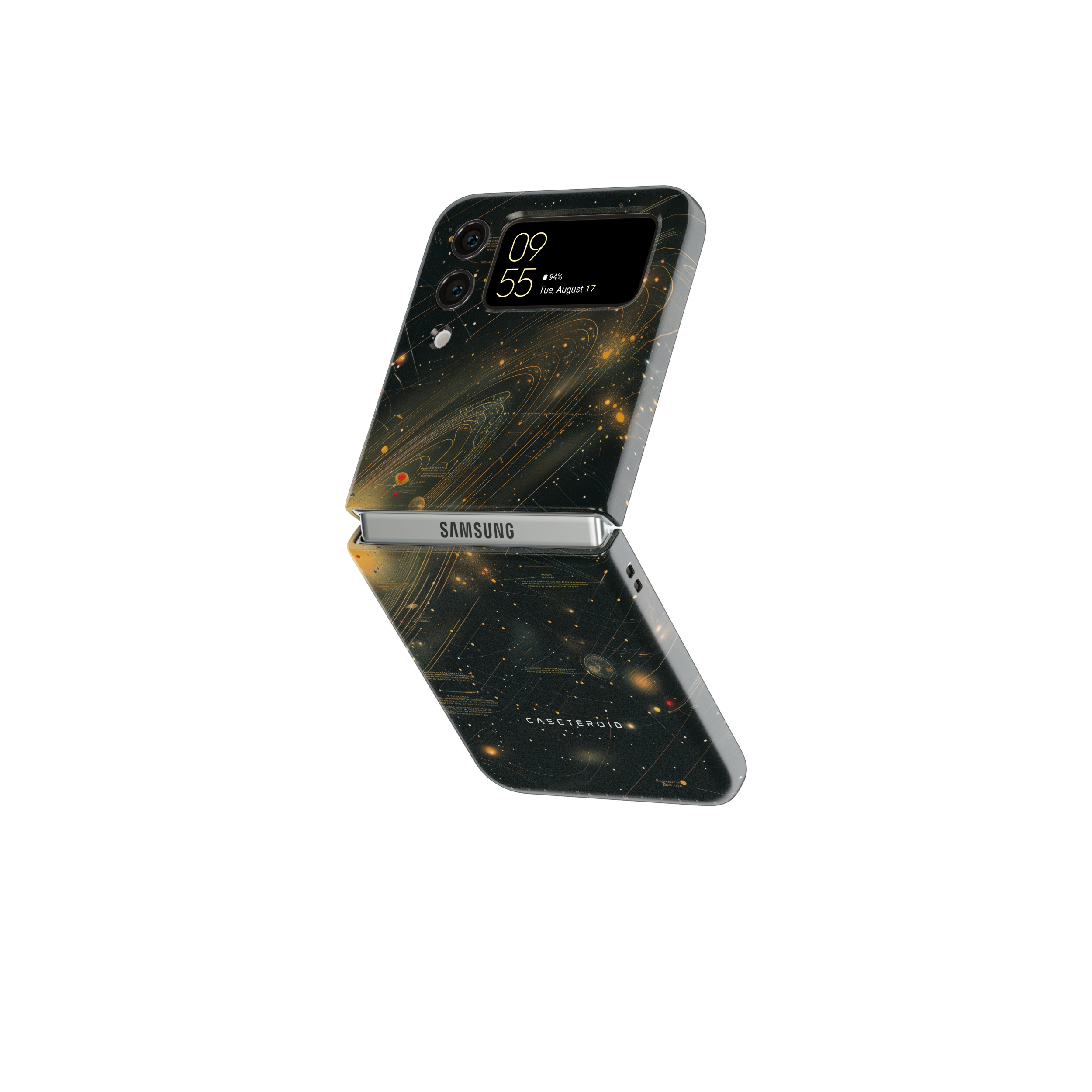 Samsung Galaxy Z Flip 3 Tough Case - Galactic Pathfinder Atlas - CASETEROID