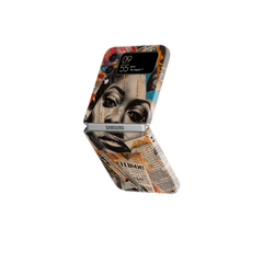 Samsung Galaxy Z Flip 4 Tough Case - Global Gazette Montage - CASETEROID