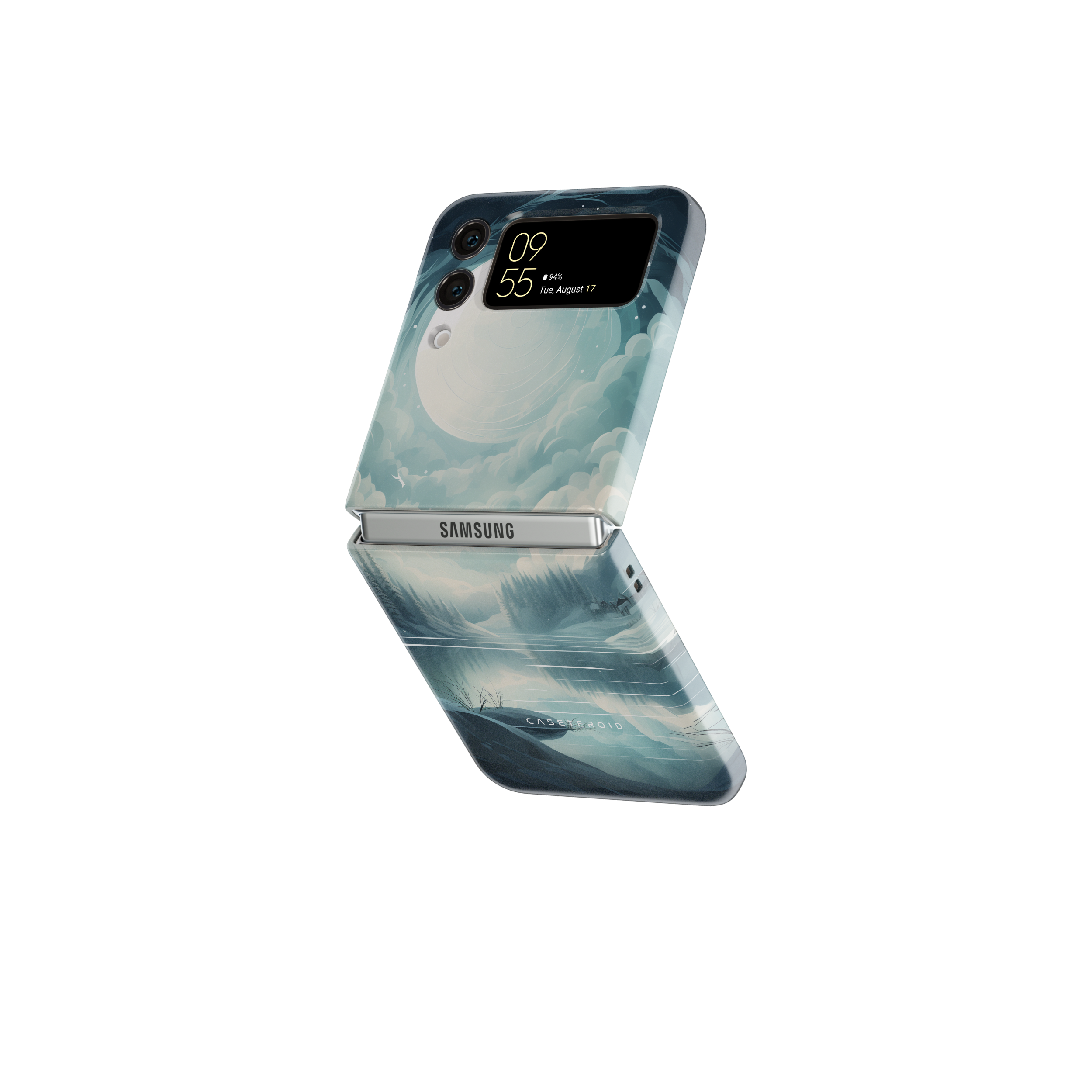 Samsung Galaxy  Z Flip 4 Tough Case - Moonlit Enchanted Oasis