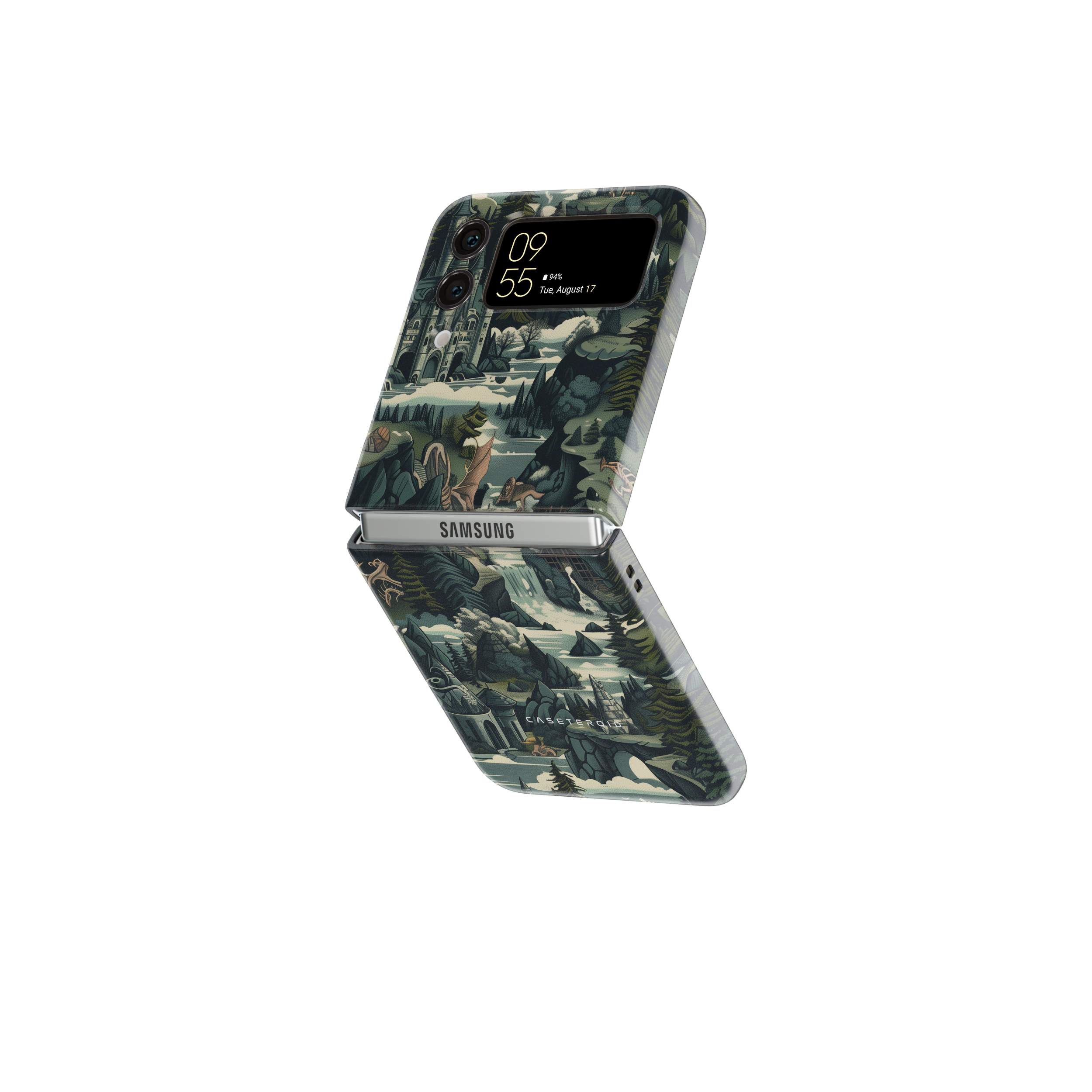 Samsung Galaxy Z Flip 5 Tough Case - Mythical Kingdom Tapestry - CASETEROID