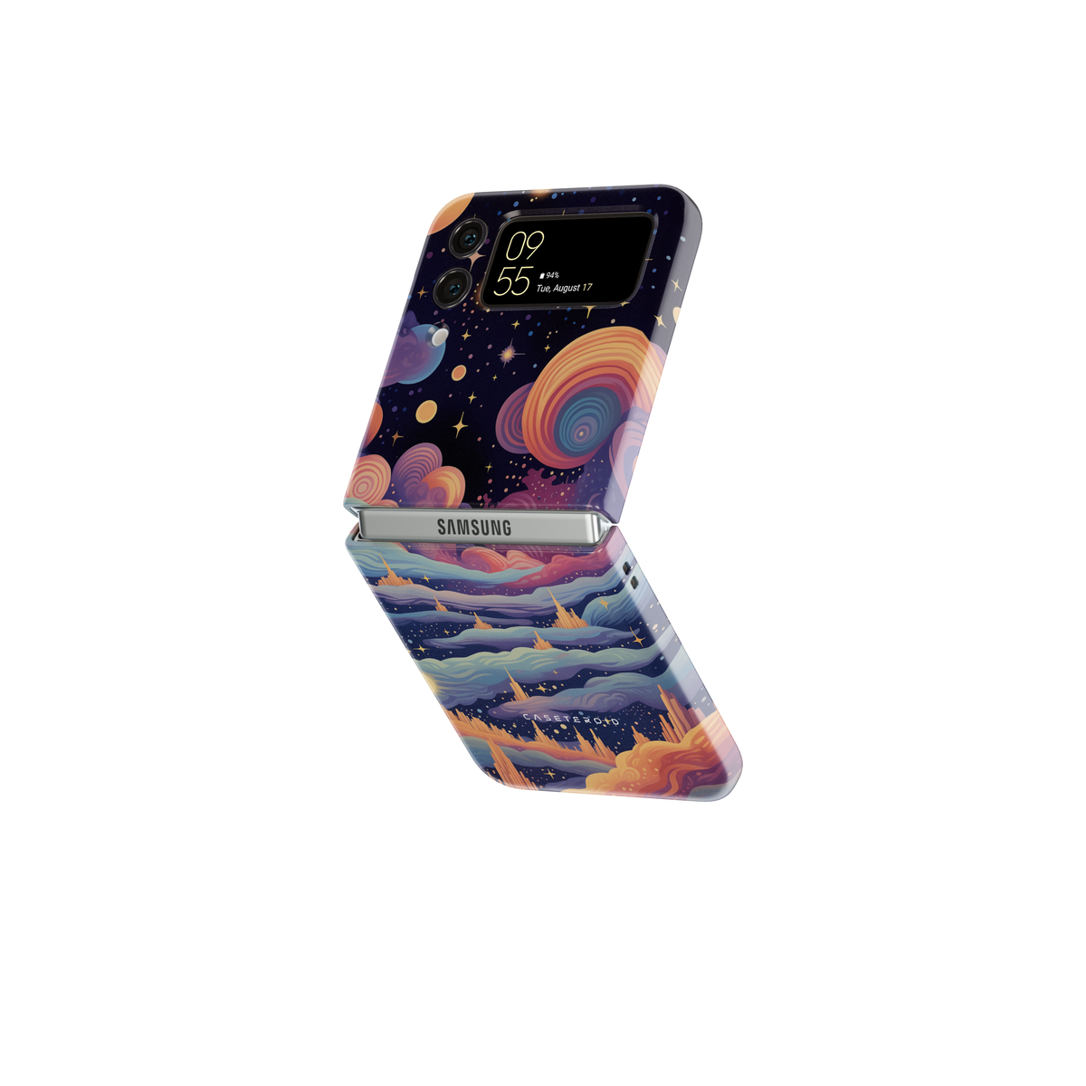 Samsung Galaxy  Z Flip 3 Tough Case - Nebula Serenade - CASETEROID