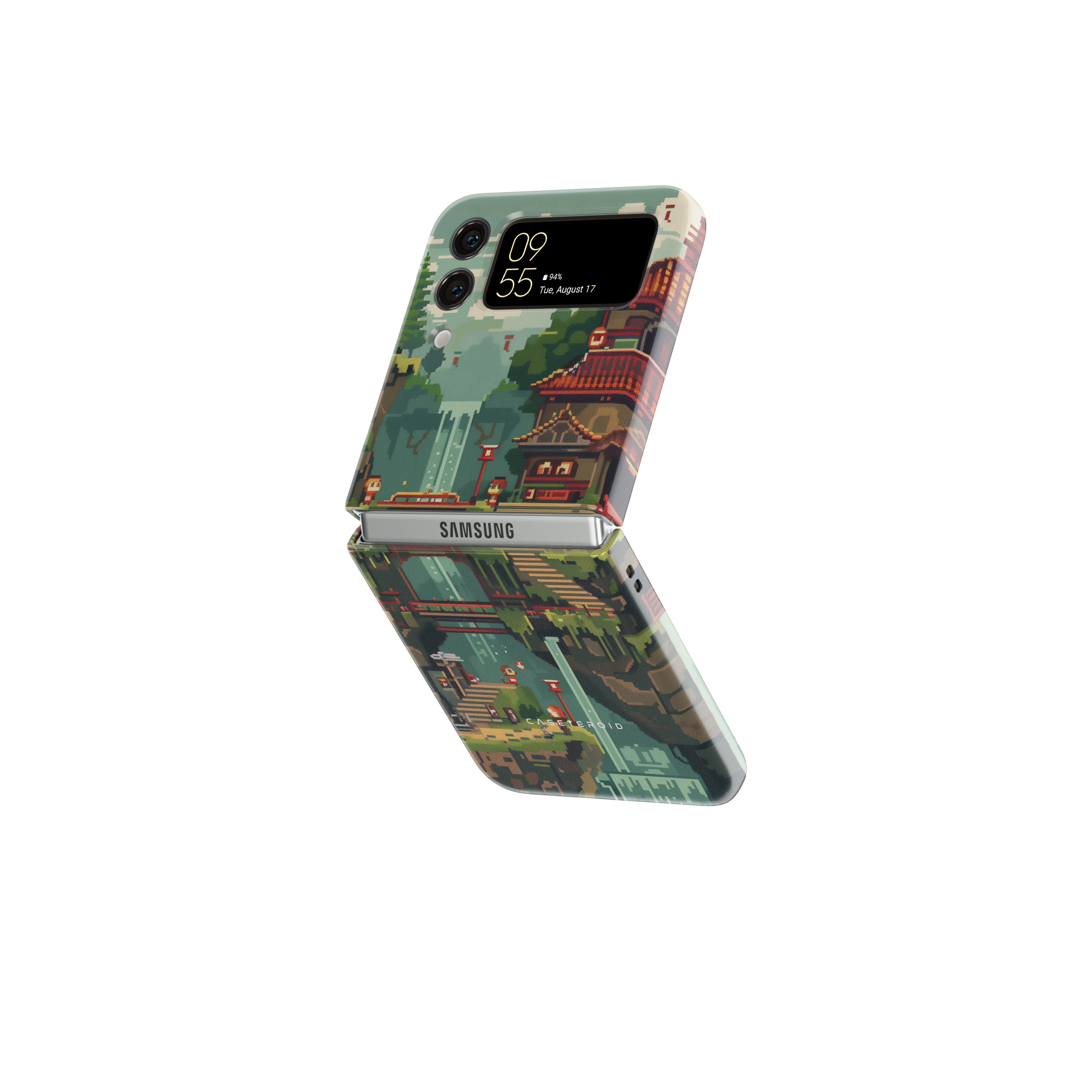 Samsung Galaxy Z Flip 5 Tough Case - Pixel Pinnacle Arcade - CASETEROID
