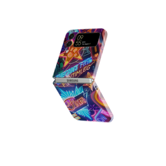 Samsung Galaxy Z Flip 3 Tough Case - Vivid Neon Nights - CASETEROID